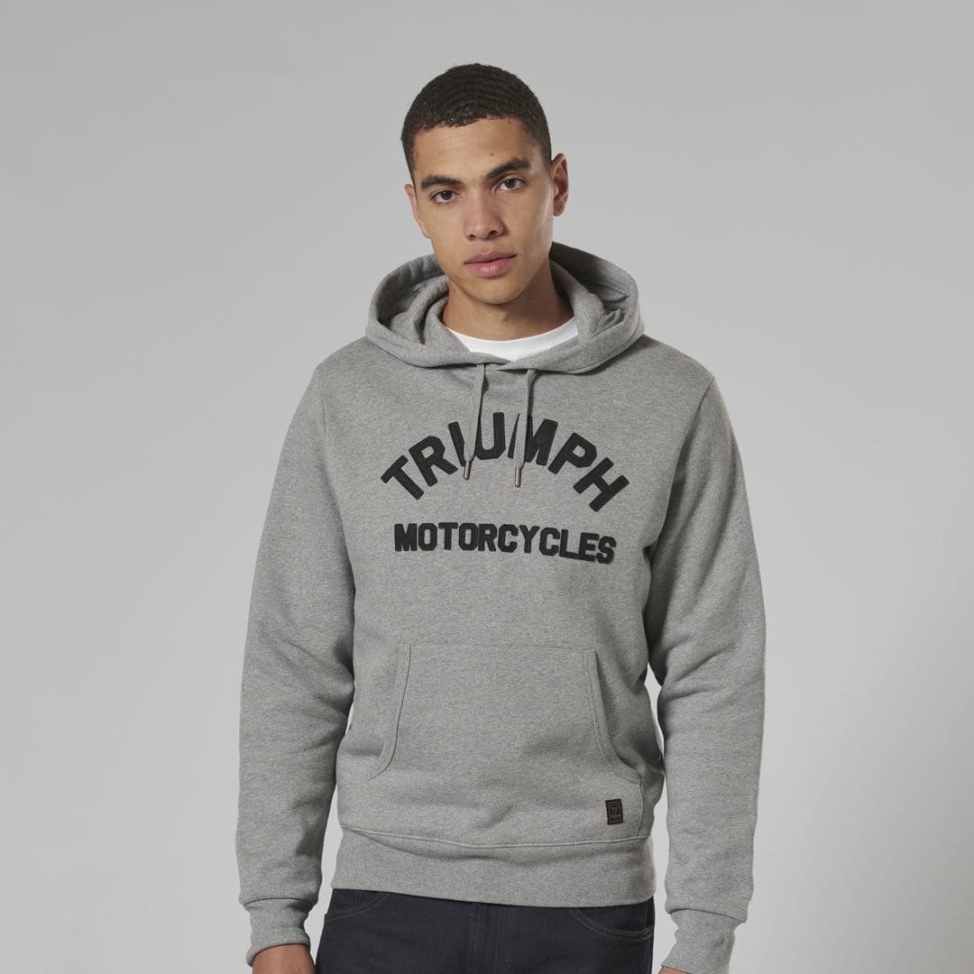 Triumph Carrick Hoodie Grey - Image 4