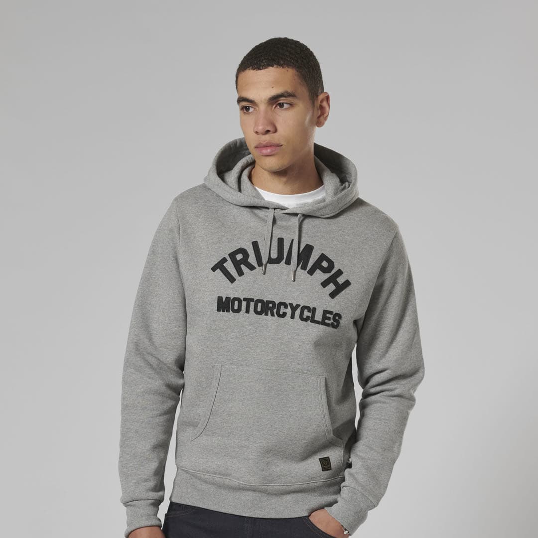 Triumph Carrick Hoodie Grey - Image 8