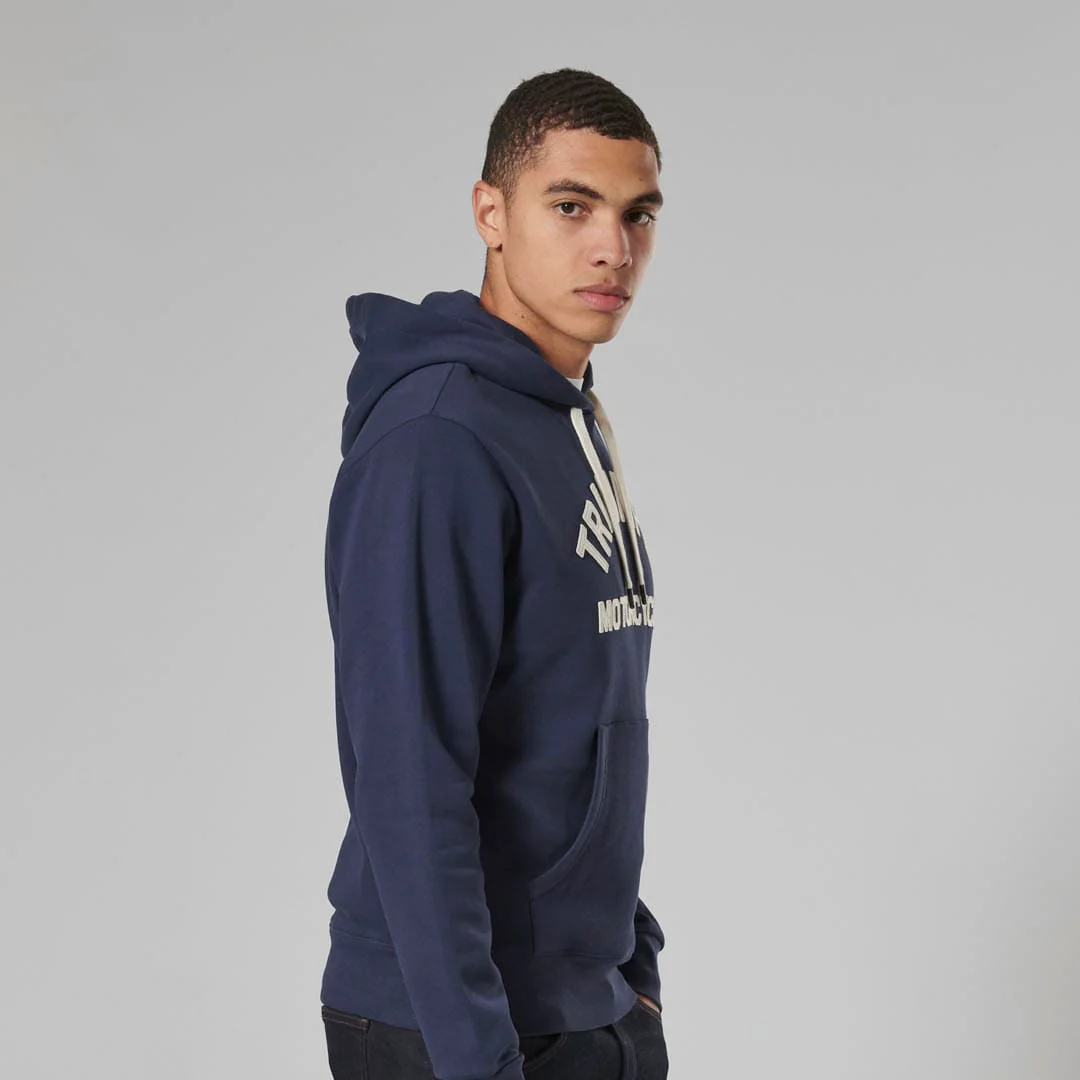 Triumph Carrick Hoodie Navy - Image 8