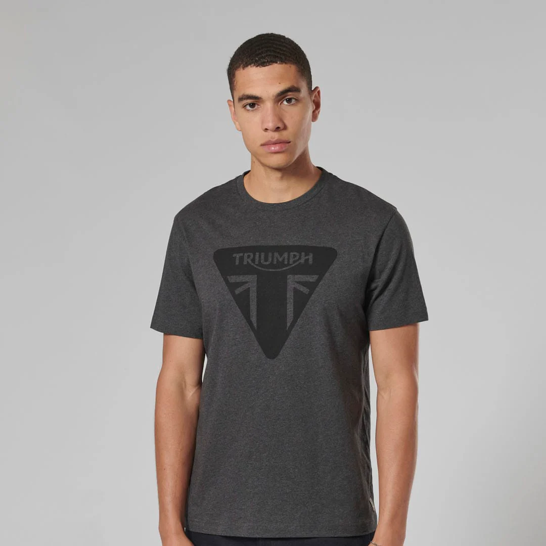 Triumph Mens Helston T Shirt - Grey - Image 4