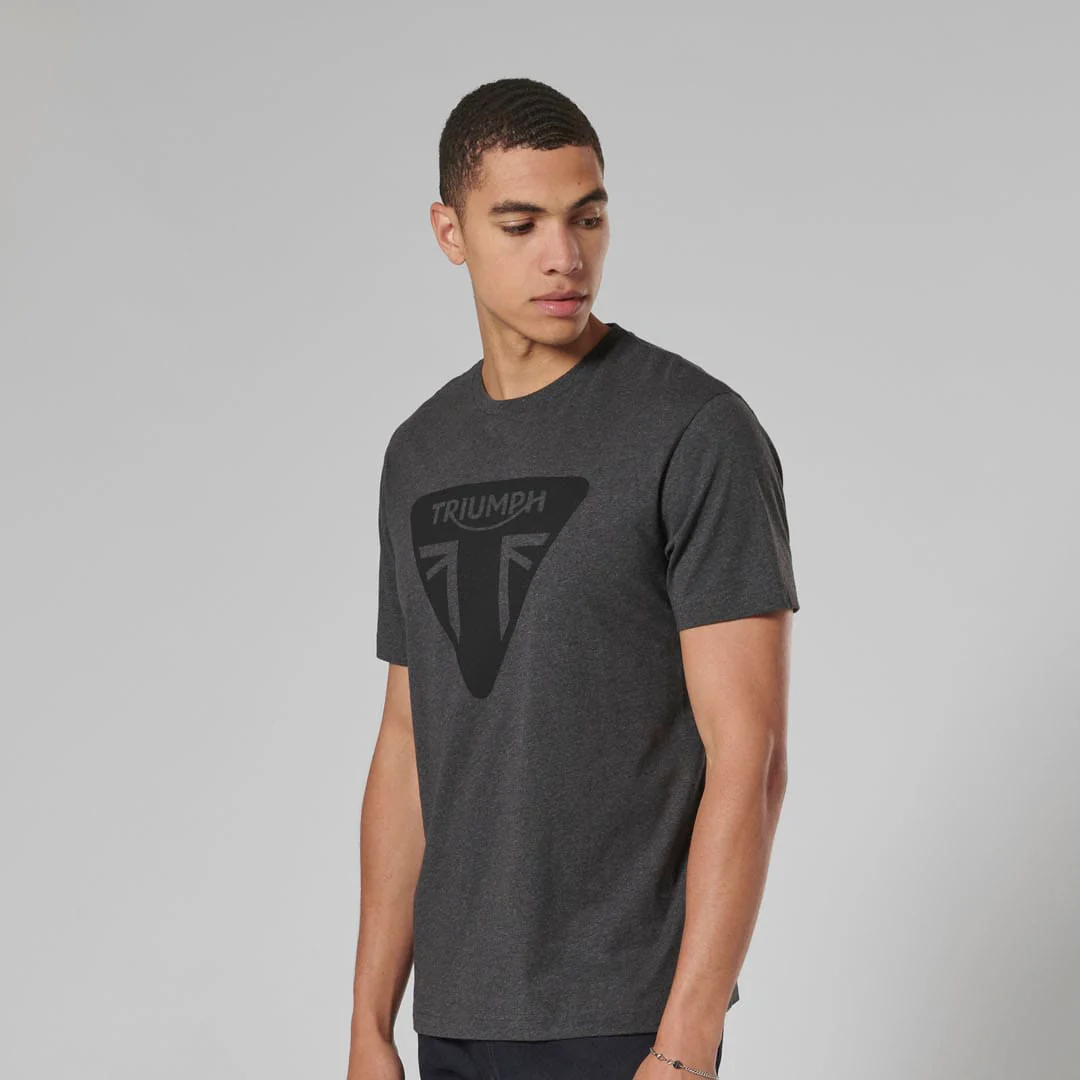 Triumph Mens Helston T Shirt - Grey - Image 5