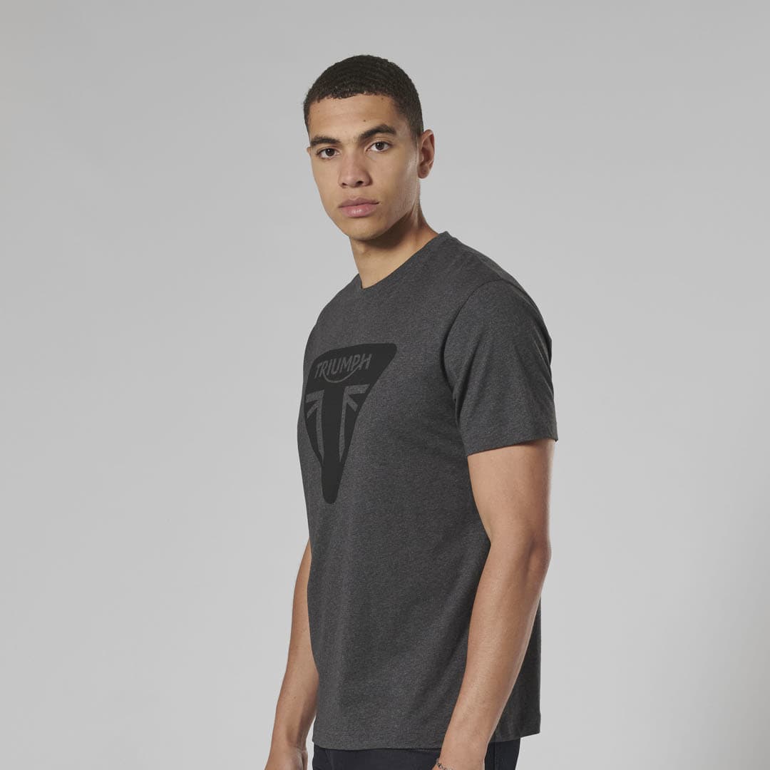 Triumph Mens Helston T Shirt - Grey - Image 6