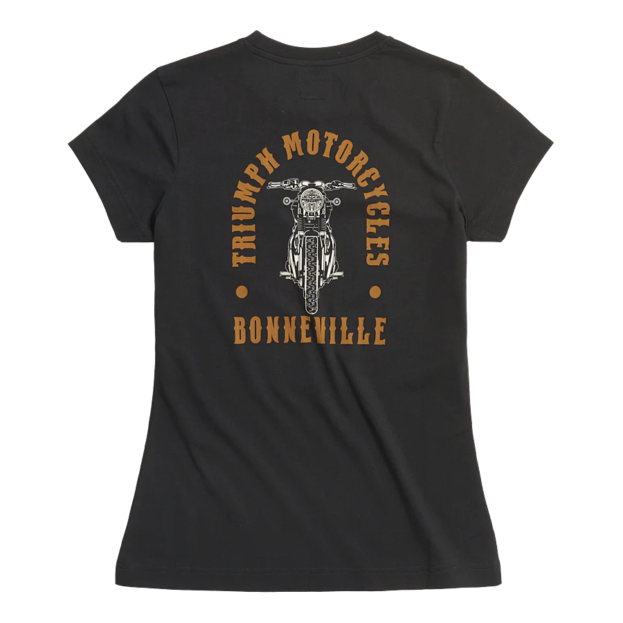 Triumph Ladies Bonneville T120 Black T Shirt - Image 3
