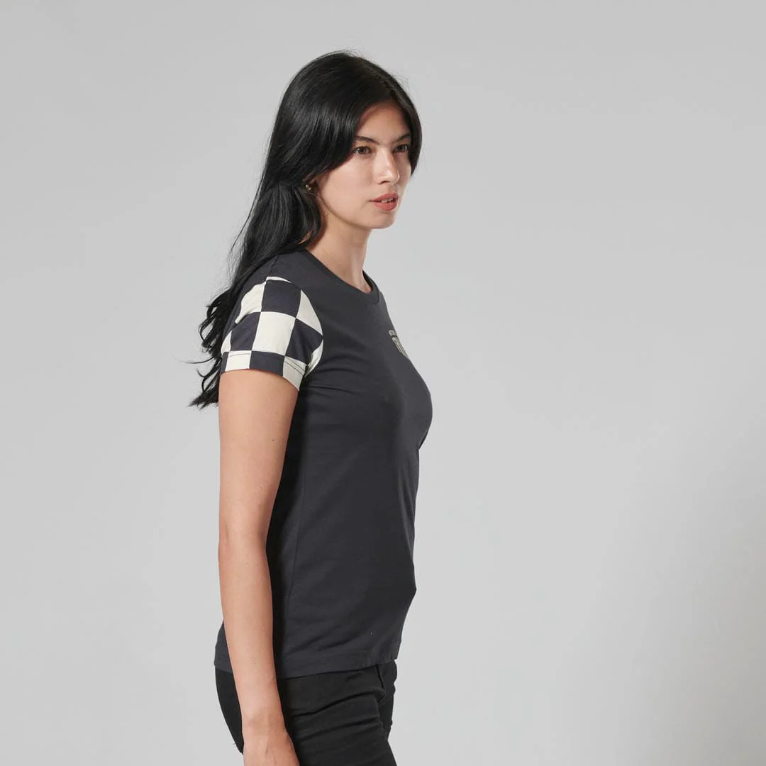 Triumph Ladies Marie Black & Bone T Shirt - Image 7