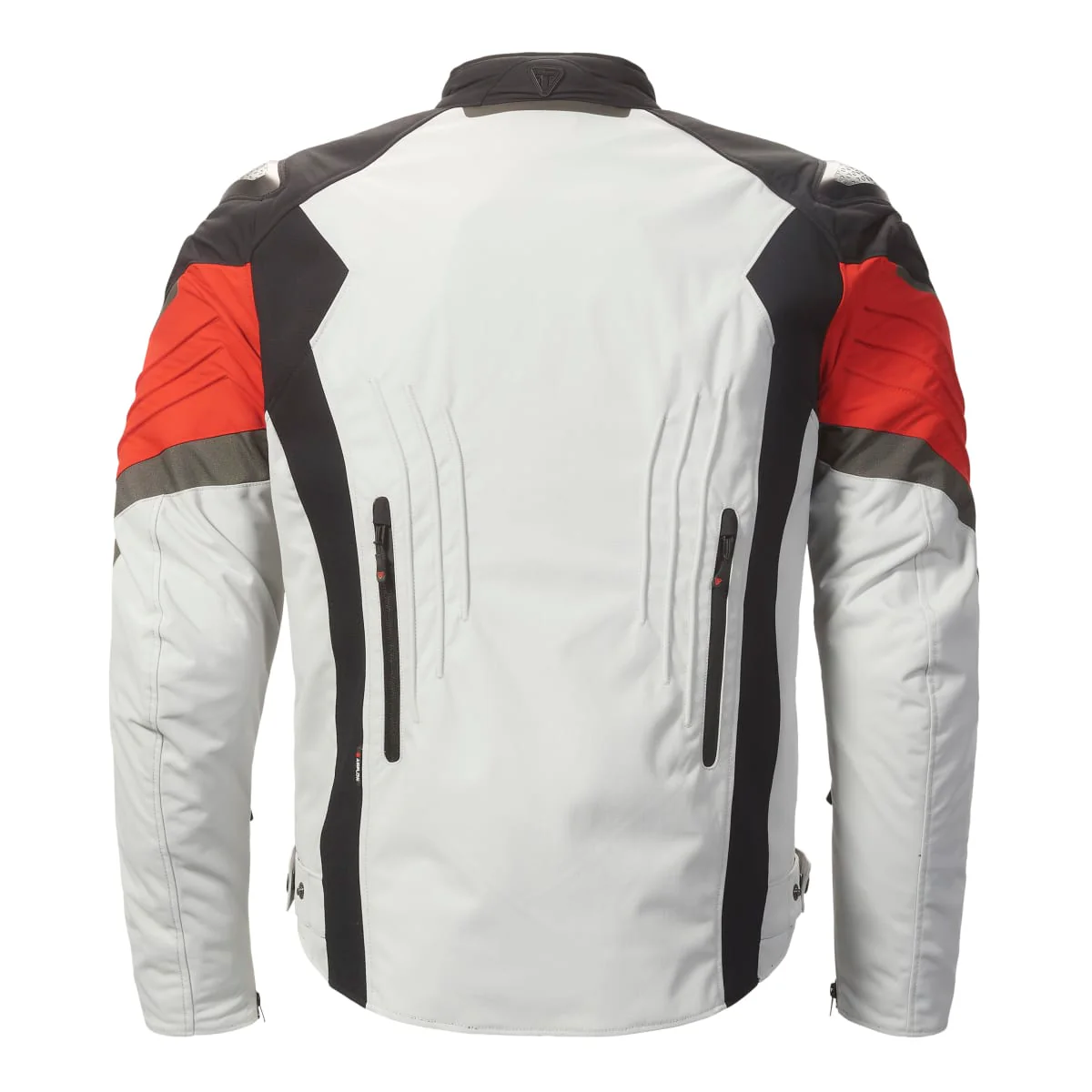 Triumph Mens Triple Sports Tri Tech Jacket Black / Grey / Red - Image 4