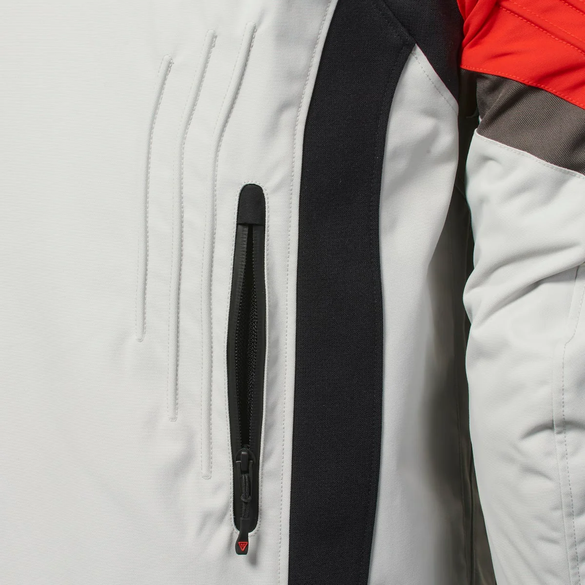 Triumph Mens Triple Sports Tri Tech Jacket Black / Grey / Red - Image 6