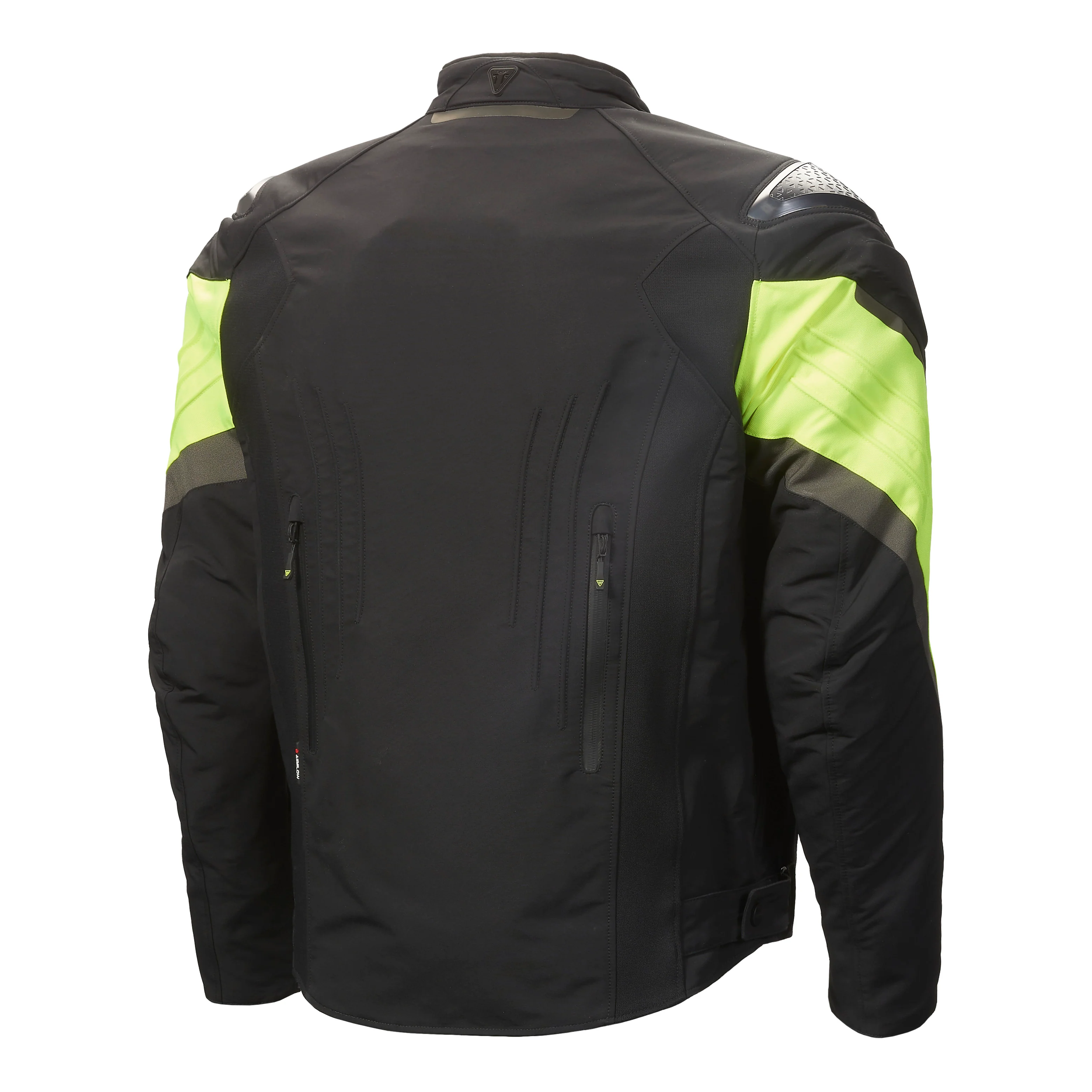 Triumph Mens Triple Sports Tritech Jacket Black & Fluro - Image 3