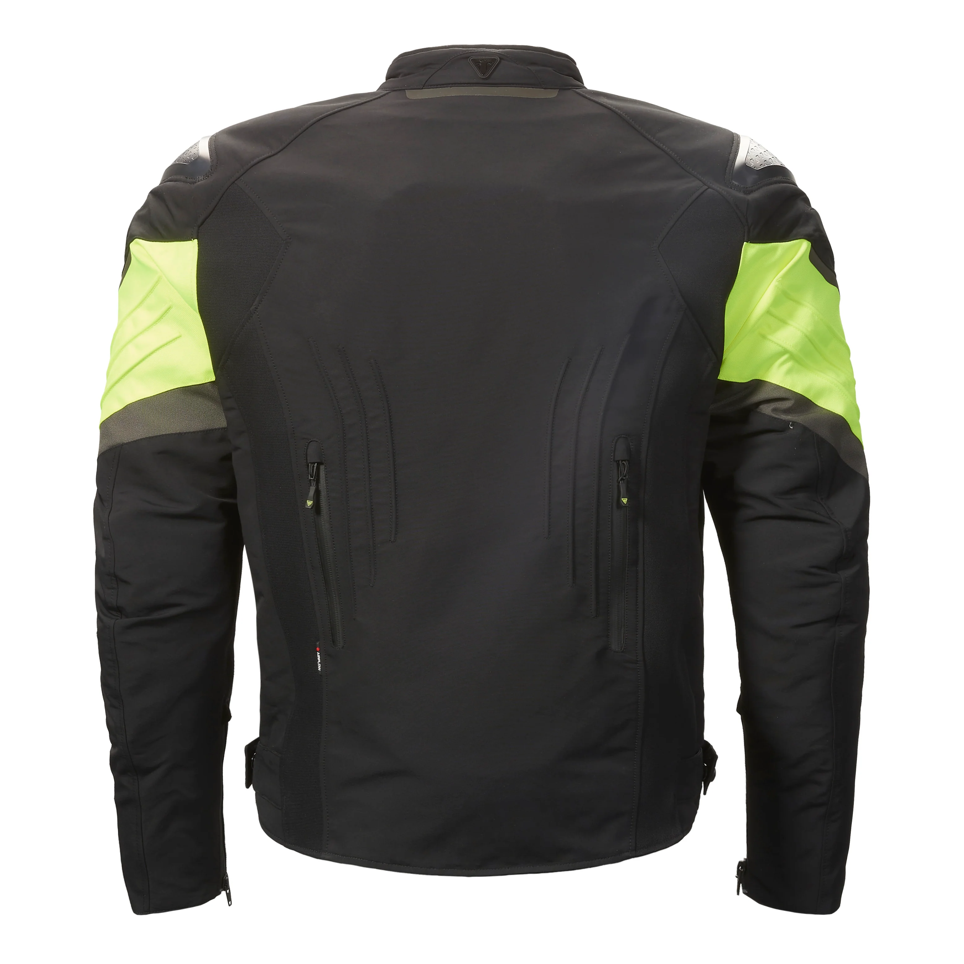 Triumph Mens Triple Sports Tritech Jacket Black & Fluro - Image 4