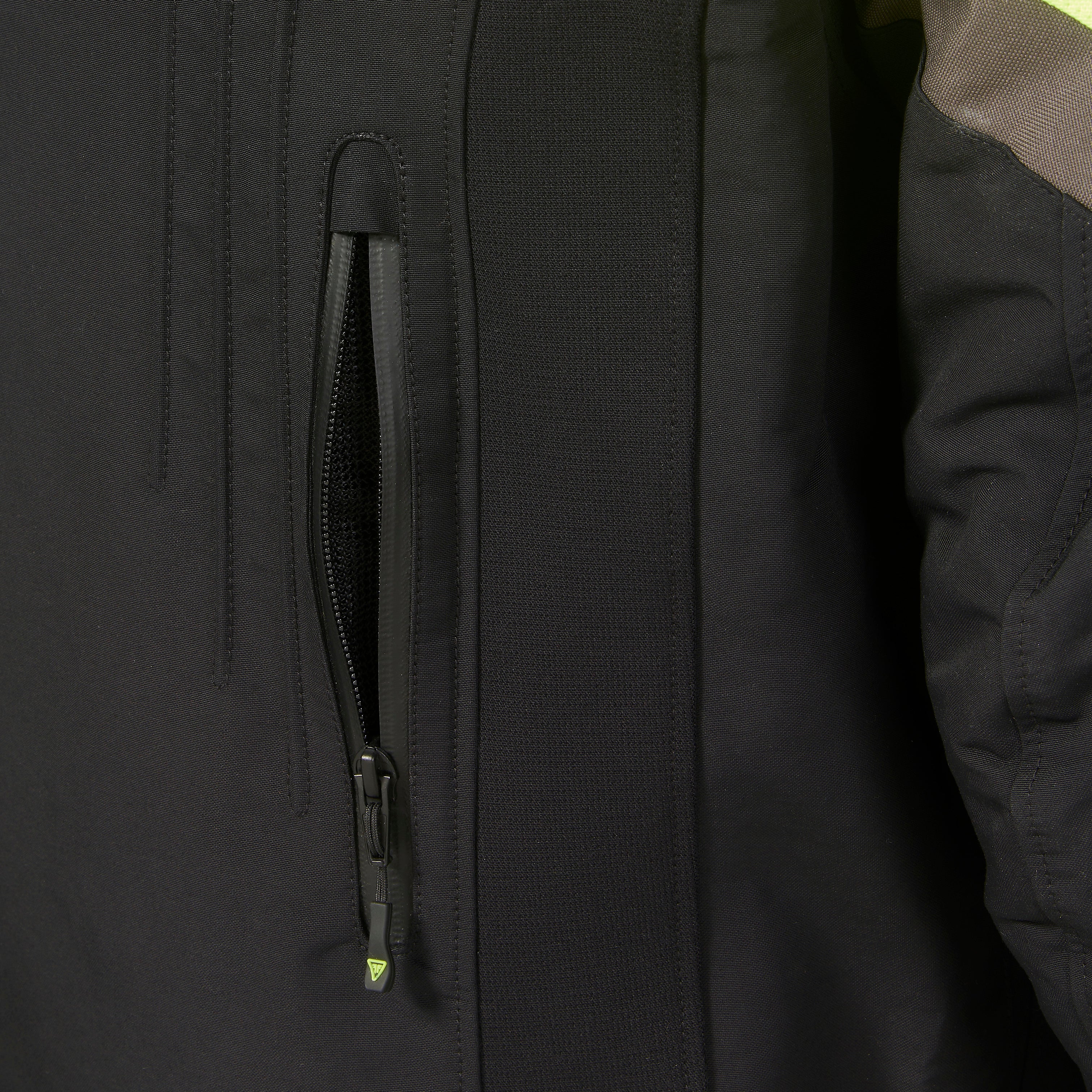 Triumph Mens Triple Sports Tritech Jacket Black & Fluro - Image 7